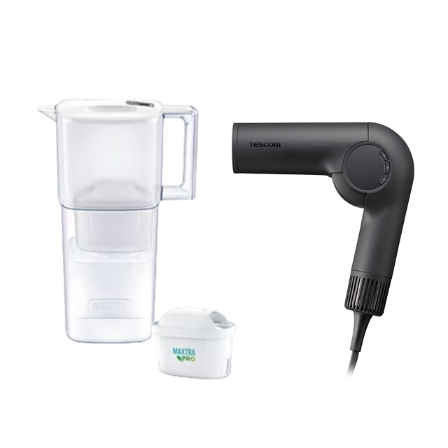【省$600】TD860TW國際自動變壓摺疊吹風機+BRITA 濾水壺+MXPRO全效型濾芯(共1壺1芯)